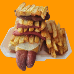 Atchaar, Polony, Cheese, Chips, Egg, Vianna, Burger & Russian